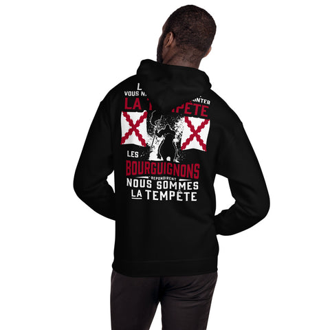 Bourguignons, Nous sommes la tempête - Sweat à capuche - Ici & Là - T-shirts & Souvenirs de chez toi