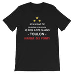 Toulon Rugby Points - T-shirt Doux et Léger Unisexe - Ici & Là - T-shirts & Souvenirs de chez toi