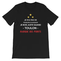 Thumbnail for Toulon Rugby Points - T-shirt Doux et Léger Unisexe - Ici & Là - T-shirts & Souvenirs de chez toi