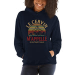 Le Cervin m'appelle, il faut que j'y aille - Sweatshirt à capuche - Ici & Là - T-shirts & Souvenirs de chez toi