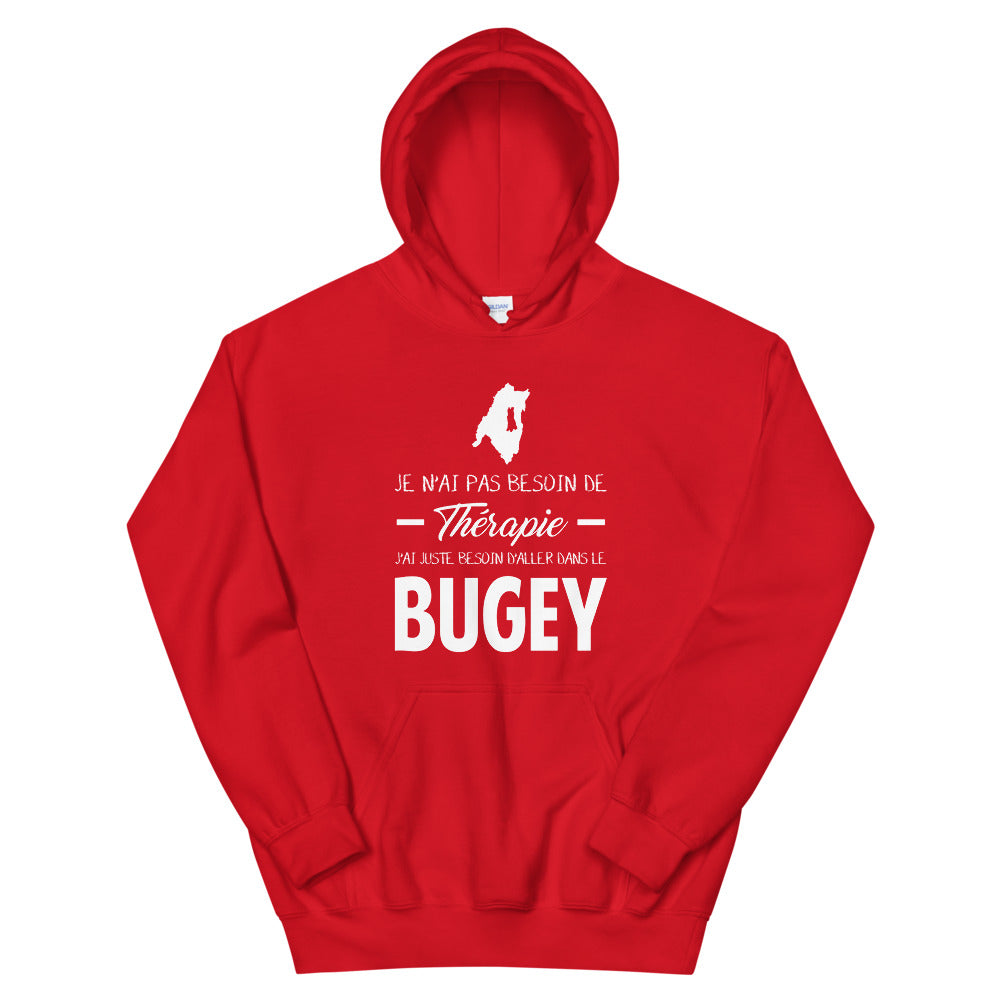 Bugey Thérapie - Sweatshirt à capuche - Ici & Là - T-shirts & Souvenirs de chez toi