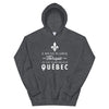 Sweatshirt Québec noir - Je n'ai pas besoin de thérapie