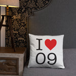 I love 09 Ariège NY style - Coussin décoratif - Ici & Là - T-shirts & Souvenirs de chez toi