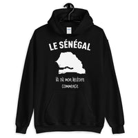 Thumbnail for Sweatshirt Sénégal noir - Le début de mon histoire