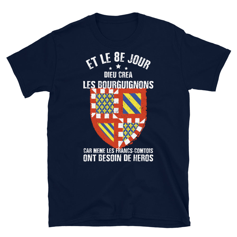 8e-jour-bourguignons T-shirt Standard - Ici & Là - T-shirts & Souvenirs de chez toi