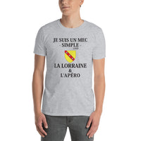 Thumbnail for T-shirt Lorraine gris sport - L'Apéro avec humour et fierté