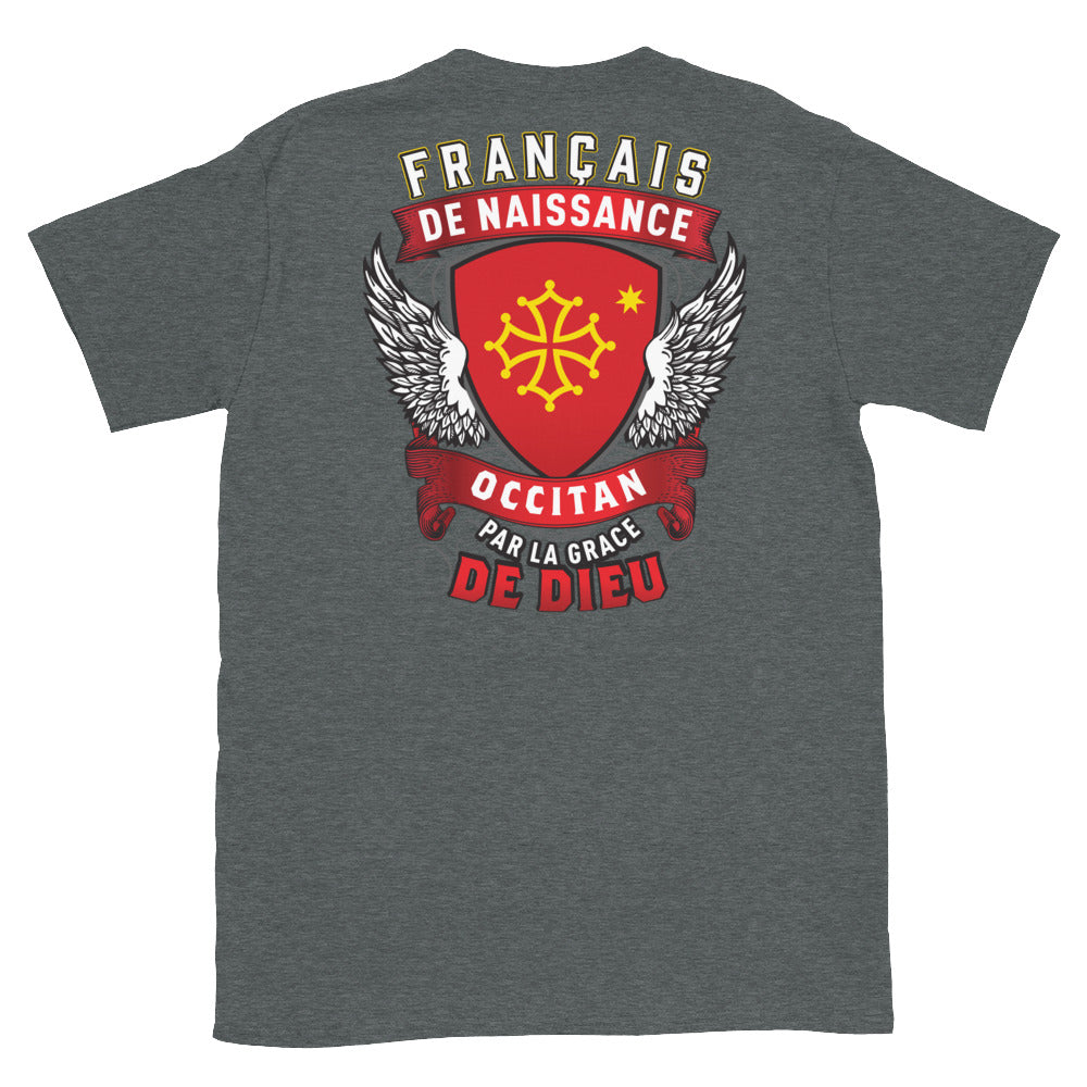 T-shirt Occitan bleu marine - Fierté et humour français