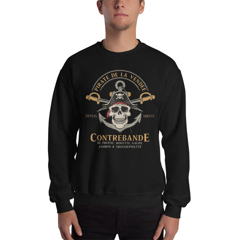 Pirate de la Vendée - Sweatshirt - Ici & Là - T-shirts & Souvenirs de chez toi