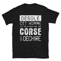 Thumbnail for Désolé pris par un Corse -  T-Shirt standard - Ici & Là - T-shirts & Souvenirs de chez toi