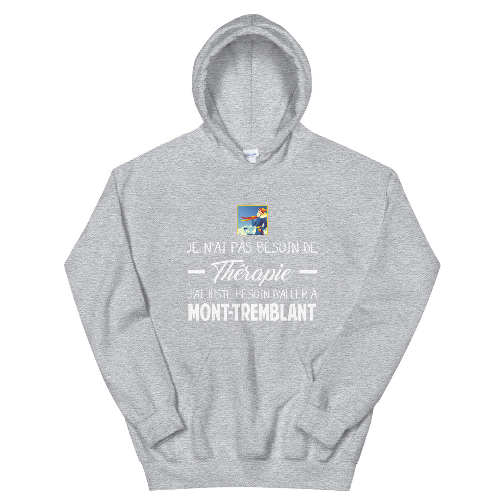 Mont-Tremblant Thérapie - Sweatshirt à capuche - Ici & Là - T-shirts & Souvenirs de chez toi