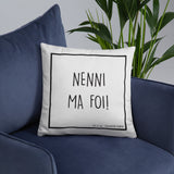 Franche Comté - Nenni ma foi - Coussin décoratif - Ici & Là - T-shirts & Souvenirs de chez toi