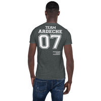 Thumbnail for T-shirt Ardèche noir dos - Fierté locale avec humour