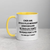 Thumbnail for Mug confinement 2020 noir dos - Joyeux anniversaire décalé