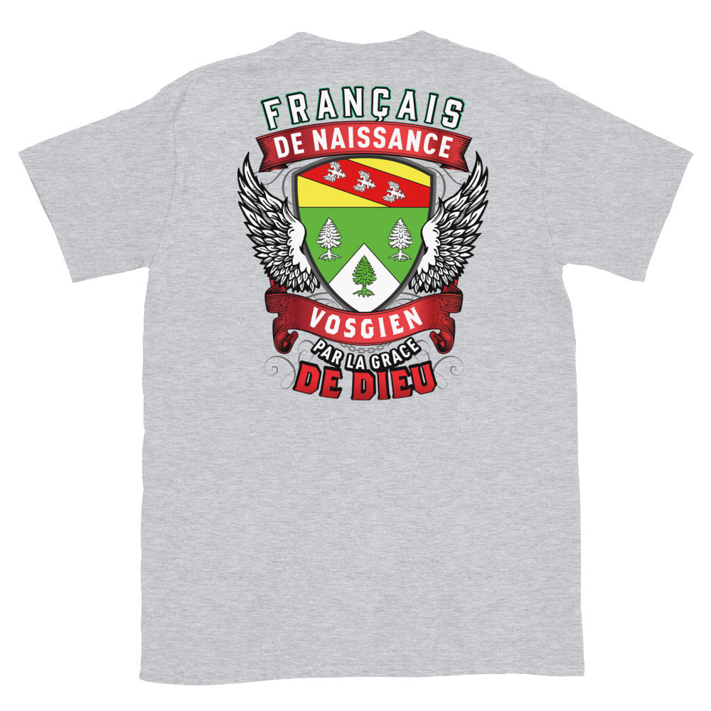 T-shirt Belge gris sport - Français, Belge, Suisse, Canadien de naissance