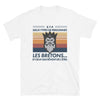 T-shirt Bretagne blanc - Deux types de personnes humoristiques