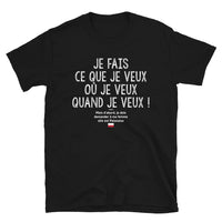 Thumbnail for T-shirt Polonais noir - Je fais ce que je veux mais ma femme est Polonaise