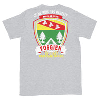 Thumbnail for T-shirt Vosgien gris foncé dos - Je ne suis pas parfait mais vosgien