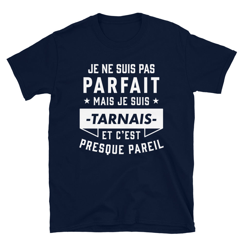 T-shirt Tarnais noir dos - Confort et fierté locale