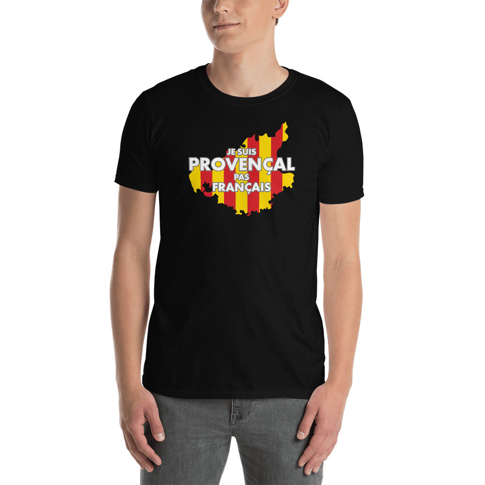 T-shirt Provence noir dos - Carte de Provence 1477