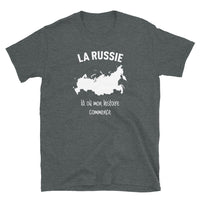 Thumbnail for T-shirt Russie marine dos - Mon histoire commence avec fierté