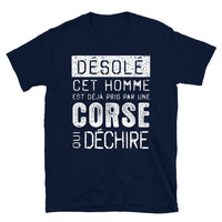 Thumbnail for Désolé pris par un Corse -  T-Shirt standard - Ici & Là - T-shirts & Souvenirs de chez toi