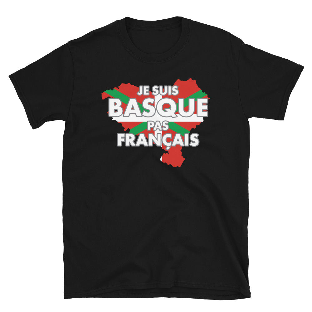 Basque pas Français - T-shirt Standard Unisexe - Ici & Là - T-shirts & Souvenirs de chez toi