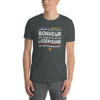 Thumbnail for T-shirt Lozérienne bleu marine - L'argent n'achète pas le bonheur