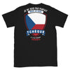 T-shirt Tchèque noir - Je ne suis pas parfait mais.