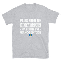 Thumbnail for T-shirt Franche-Comté bleu marine dos - Ne cherchez plus, ma femme est.