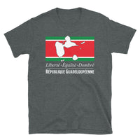 Thumbnail for T-shirt Guadeloupe gris foncé - Fierté et humour en coton doux