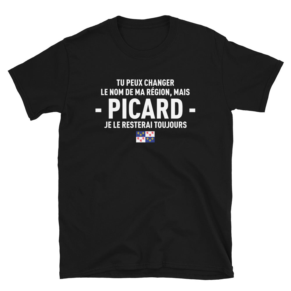 T-shirt Picard noir - Je le resterai toujours