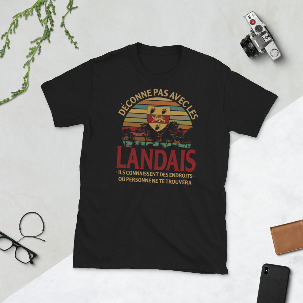 T-shirt Landais bleu marine dos - Déconne pas avec les Landais