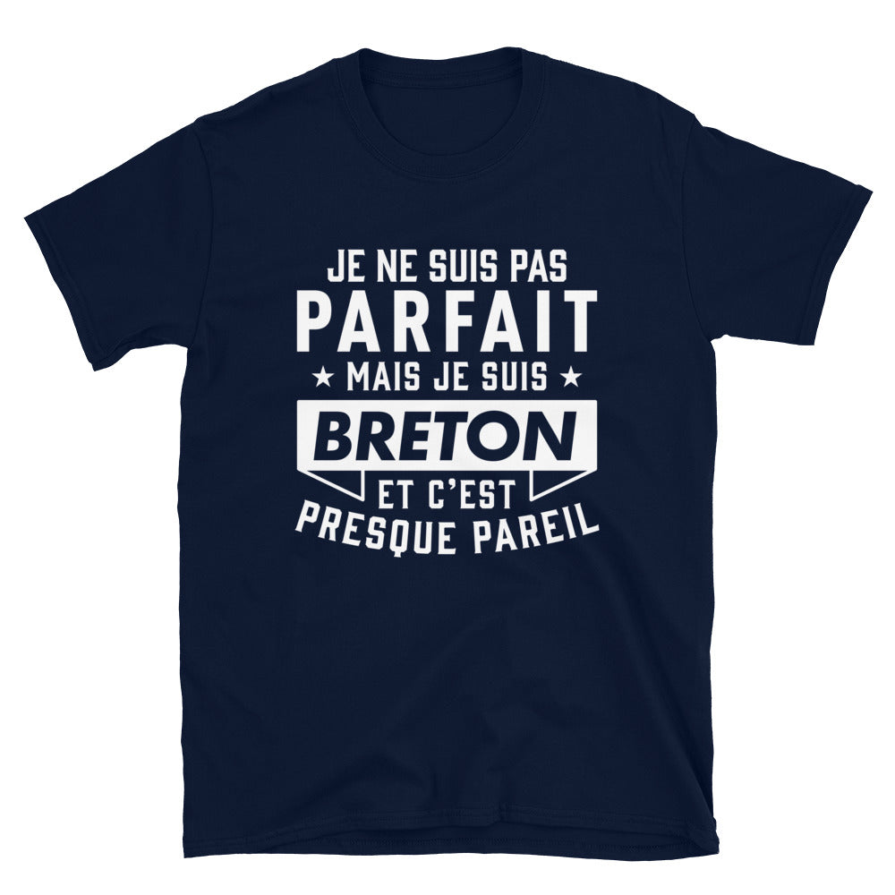 T-shirt Bretagne bleu marine - Fierté locale et confort durable