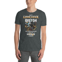 Thumbnail for T-shirt Bretagne noir dos - Je suis grincheux et breton