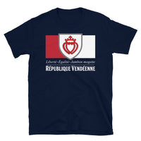 Thumbnail for T-shirt Vendée noir dos - Fierté locale et confort durable