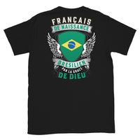 Thumbnail for T-shirt Belgique noir - Français, Belge, Suisse, Canadien