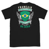 T-shirt Belgique noir - Français, Belge, Suisse, Canadien