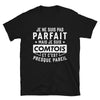T-shirt Franche-Comté noir - Fierté locale et confort