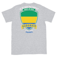 Thumbnail for T-shirt Gabon bleu marine dos - Je ne suis pas parfait mais