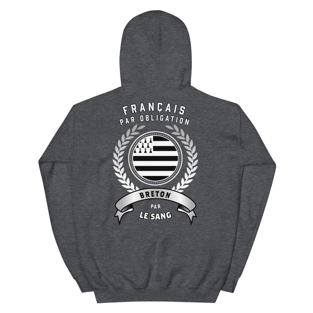 Breton Par le Sang - Sweatshirt à capuche - Ici & Là - T-shirts & Souvenirs de chez toi