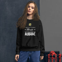 Thumbnail for Sweat Aubrac gris foncé chiné dos - Je n'ai pas besoin de thérapie