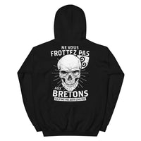 Thumbnail for Sweatshirt Bretagne noir - Ne vous frottez pas aux Bretons