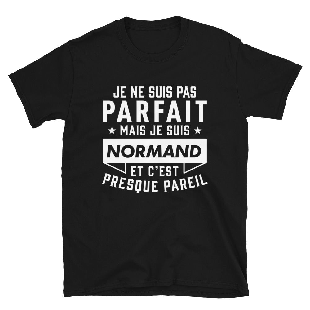 T-shirt Normand noir - Fierté et humour local