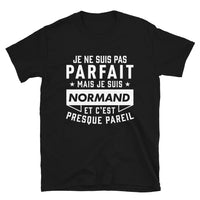 Thumbnail for T-shirt Normand noir - Fierté et humour local