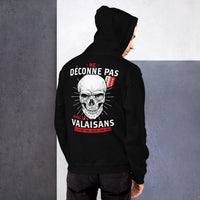 Thumbnail for Sweatshirt Valaisans rouge - Ne déconnez pas avec humour