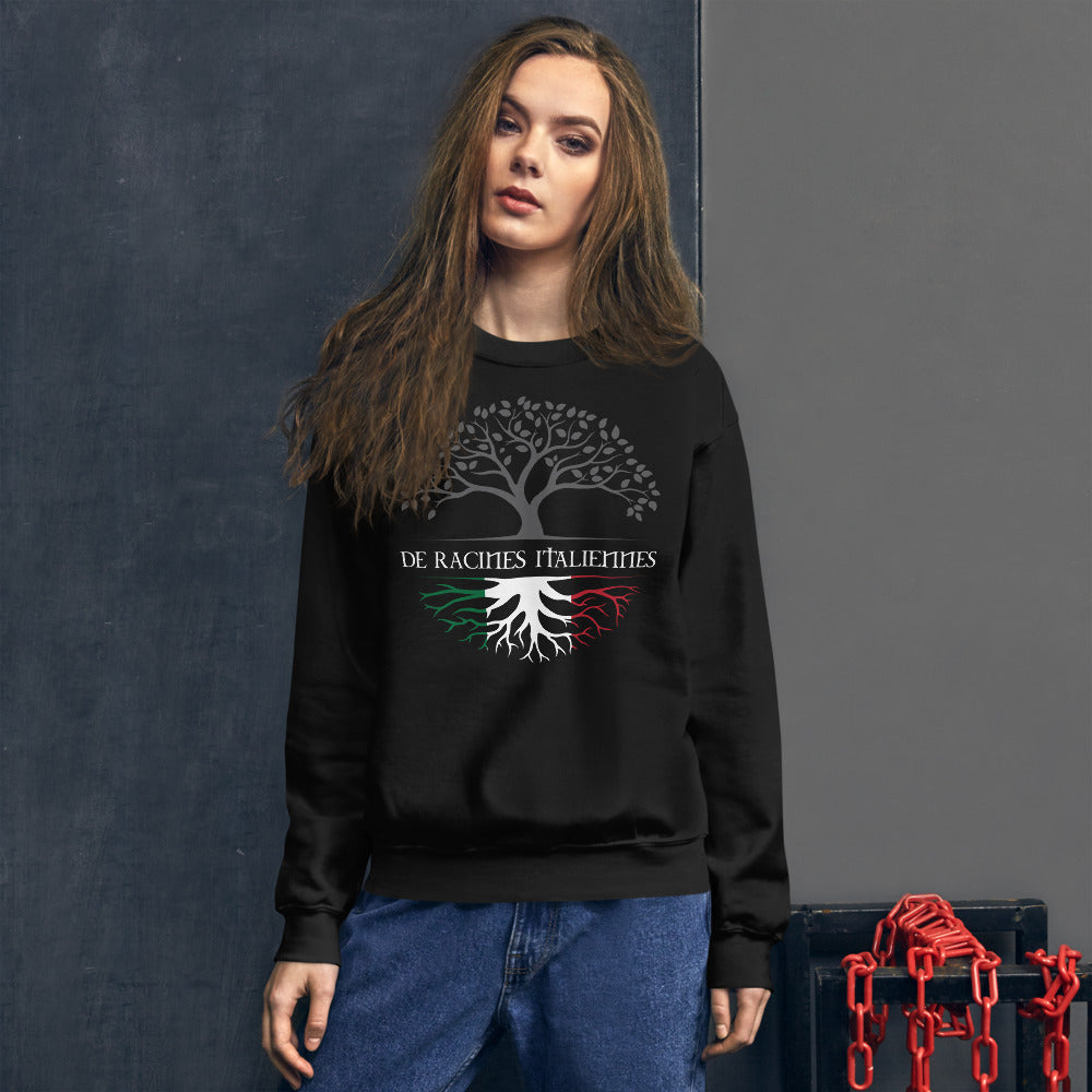 De racines italiennes arbre - Sweatshirt - Ici & Là - T-shirts & Souvenirs de chez toi