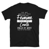 T-shirt Croate noir - Ne me drague pas ma femme est Croate