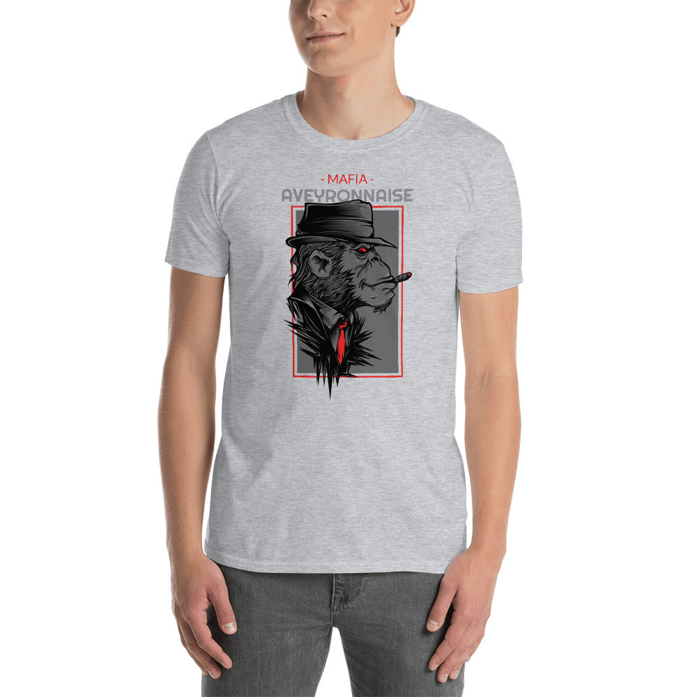 T-shirt Aveyron marine - Mafia avec humour