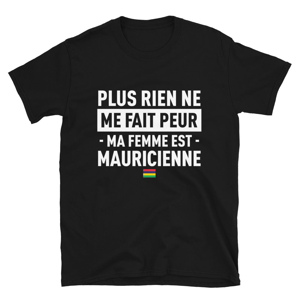 T-shirt Maurice noir - Ma femme est ma force