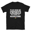 T-shirt Maurice noir - Ma femme est ma force